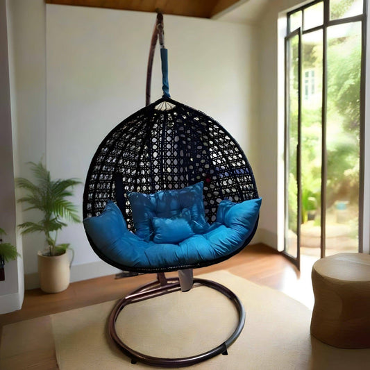 أثاث مهوي - مرجيحة رتان كوري متينة وعصرية