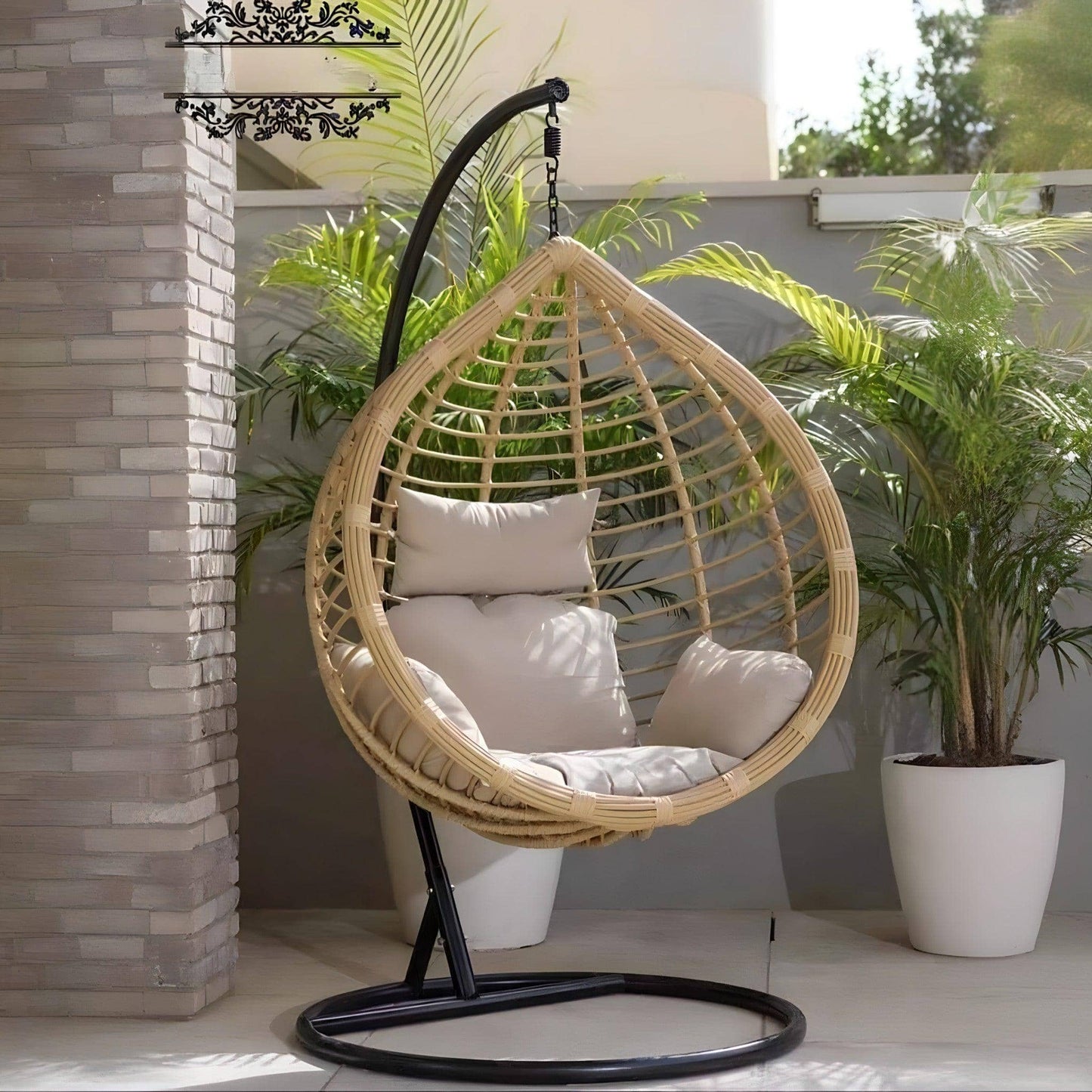 أثاث مهوي - مرجيحة بتصميم مودرن مناسبة للعوامل الجوية