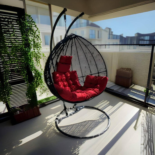 أثاث مهوي - مرجيحة رتان كوري فاخرة ومبتكرة