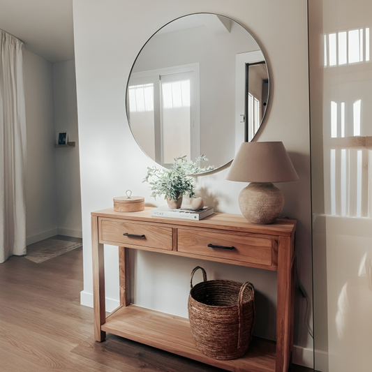 أثاث مهوي - كونسول بتصميم راقٍ مع أدراج