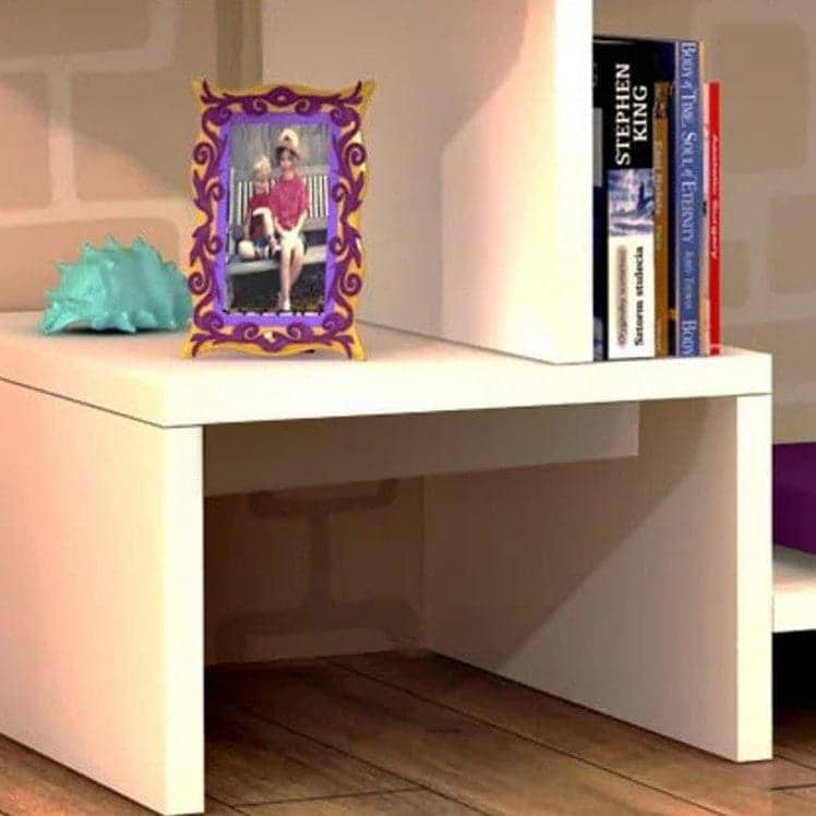 أثاث مهوي - طاولة تلفاز بأرفف خشب
