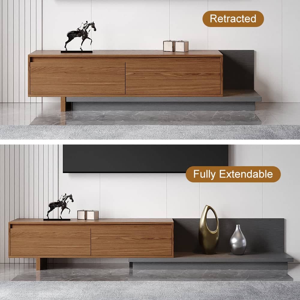 أثاث مهوي - طاولة تلفاز بتصميم كلاسيكي
