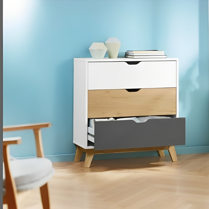 أثاث مهوي - وحدة أدراج بتصميم مميز