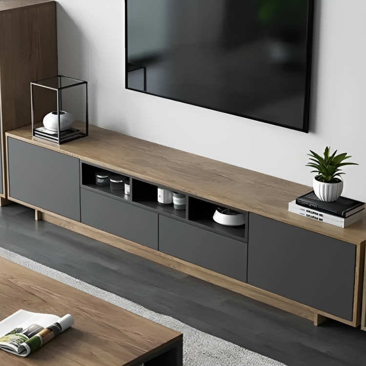 أثاث مهوي - طاولة تلفاز بتصميم مودرن