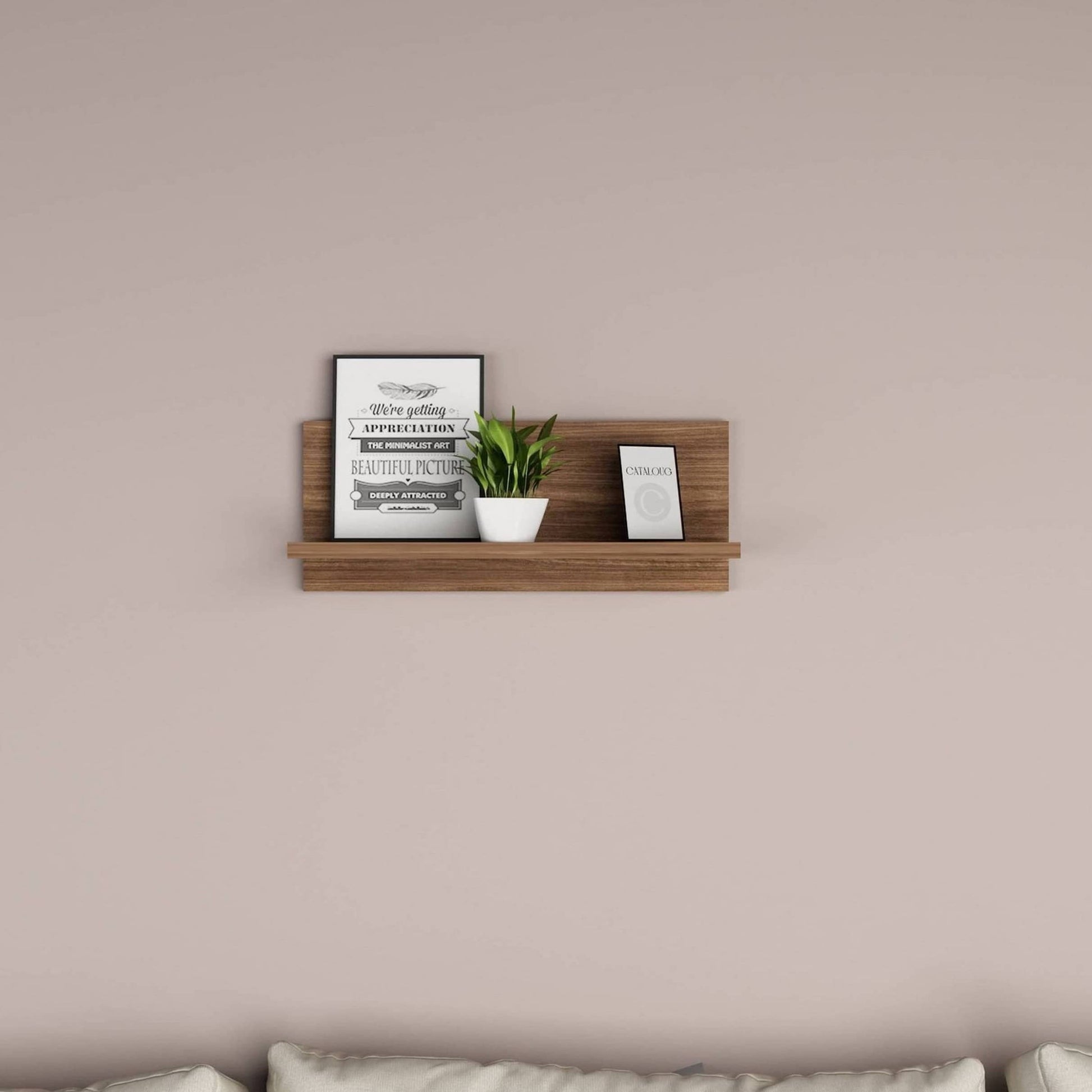 أثاث مهوي - رف بتصميم بسيط