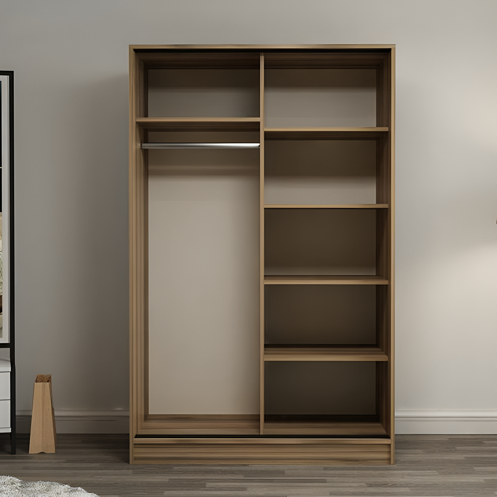 أثاث مهوي - دولاب بتصميم بسيط