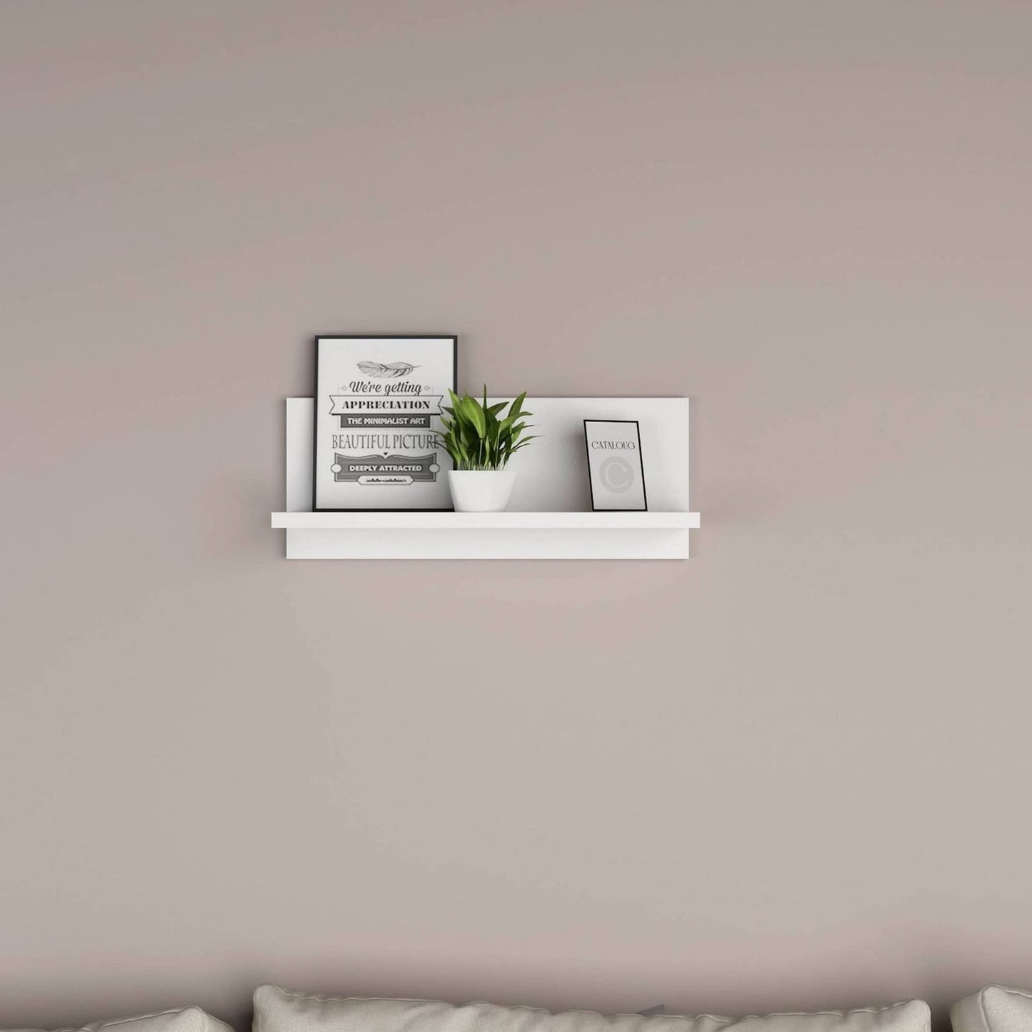 أثاث مهوي - رف بتصميم بسيط