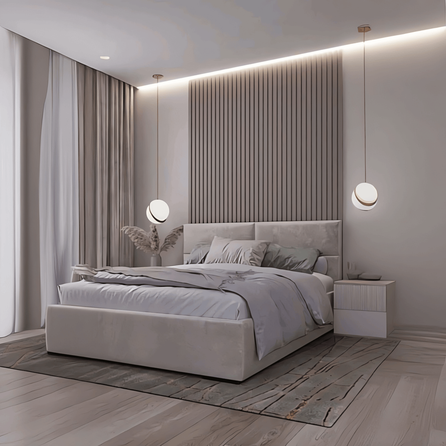 أثاث مهوي - سرير بتصميم حديث