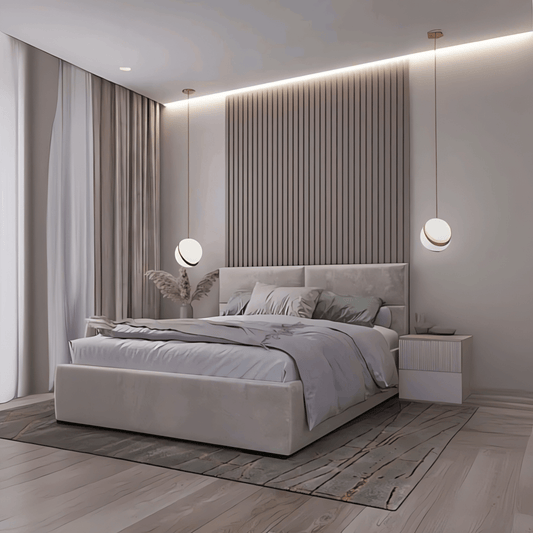 أثاث مهوي - سرير بتصميم حديث