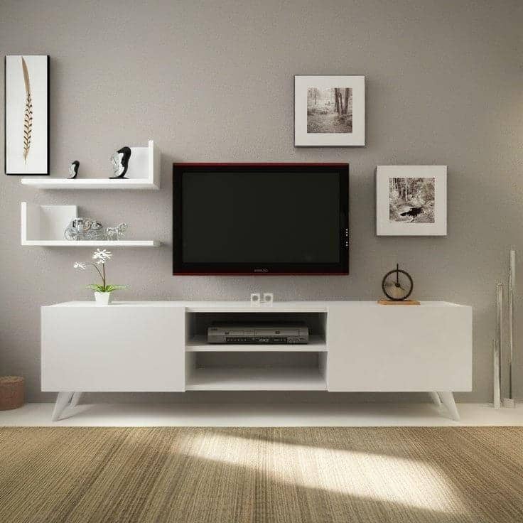 أثاث مهوي - طاولة تلفاز بتصميم مودرن