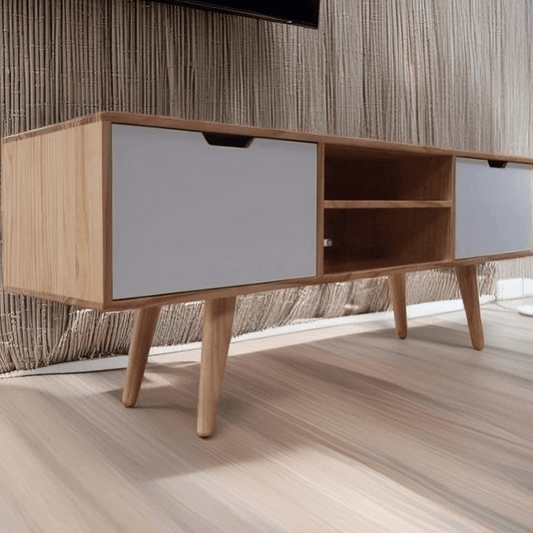 أثاث مهوي - طاولة تلفاز بتصميم بسيط
